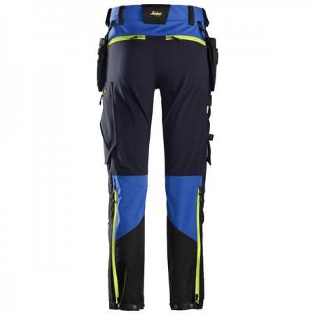 6940 FlexiWork, Pantalon+ en tissu extensible Softshell avec poches holster