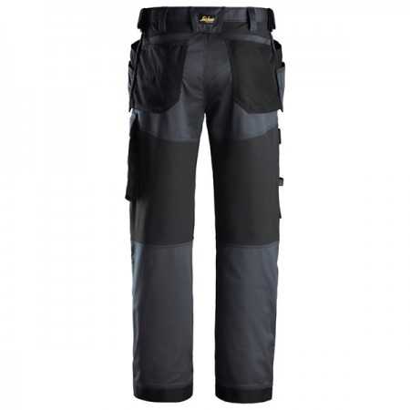6251 AllroundWork, Pantalon+ en tissu extensible avec poches holster, coupe large