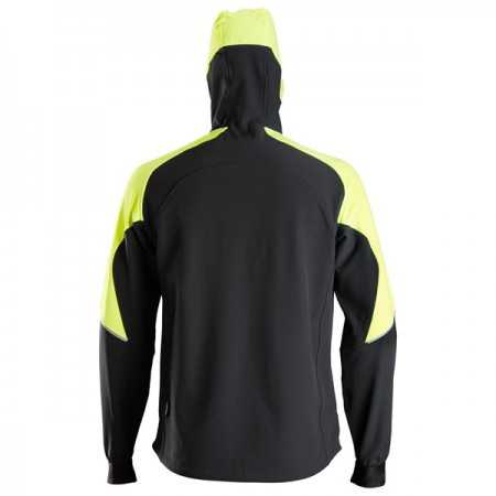 8025 FlexiWork, Sweat-shirt à capuche zippé néon