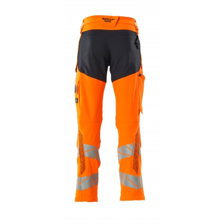 Pantalon HV stretch avec poches genouillères MASCOT® ACCELERATE SAFE