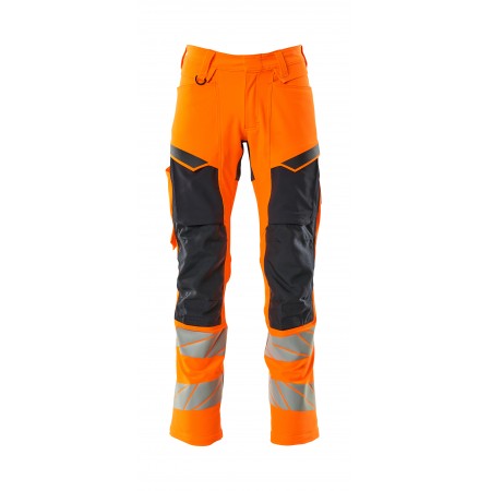 Pantalon HV stretch avec poches genouillères MASCOT® ACCELERATE SAFE