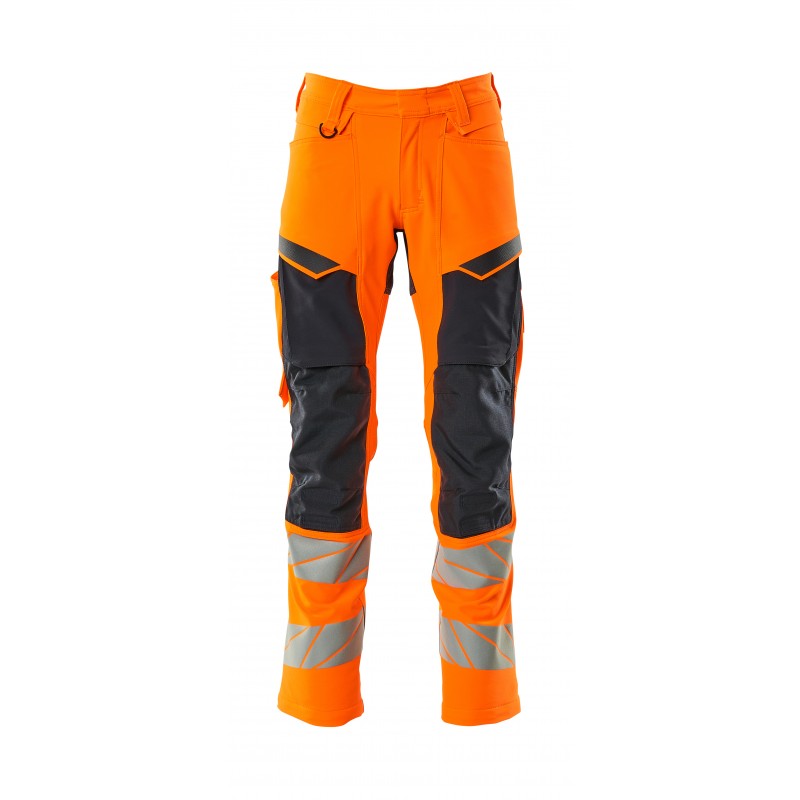 Pantalon HV stretch avec poches genouillères MASCOT® ACCELERATE SAFE