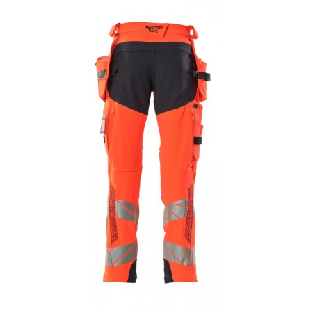 M19031-711 Pantalon Hi-vis avec poches flottantes MASCOT® ACCELERATE SAFE