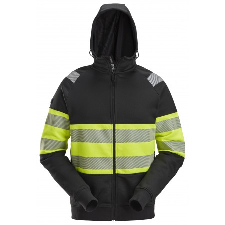 Sweat à capuche haute visibilité zippé Snickers Workwear 2838