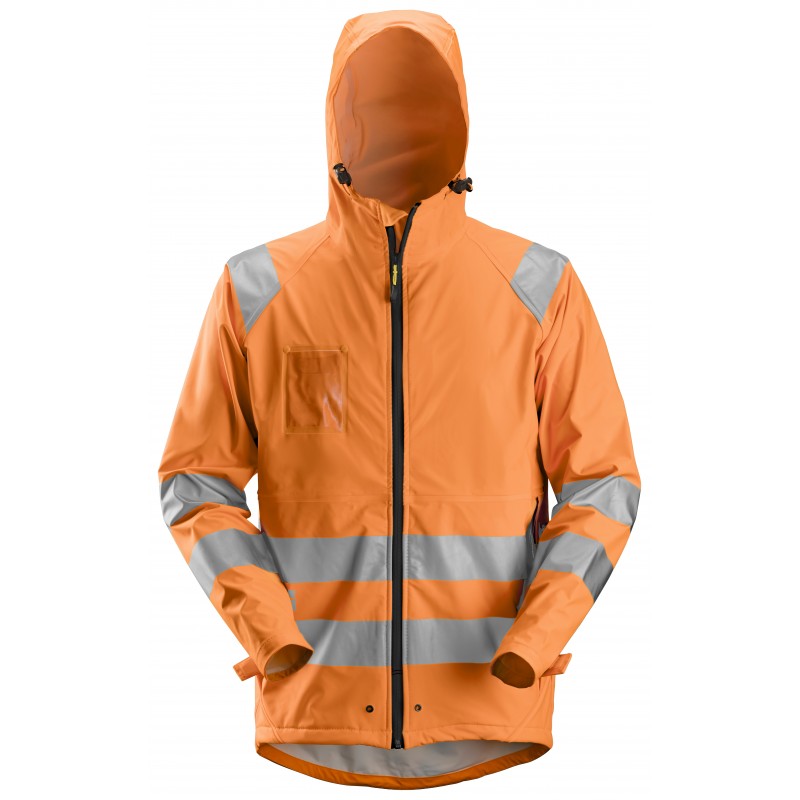 8233 Veste de pluie PU haute visibilité Classe 3