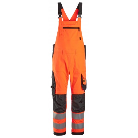 6043 Salopette haute visibilité à bretelles Classe 2 Snickers