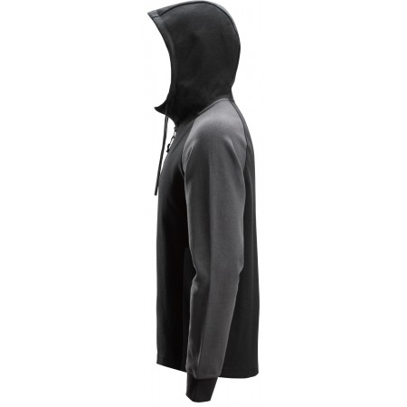 Sweat à capuche bicolore demi-zippé Snickers Workwear 2842