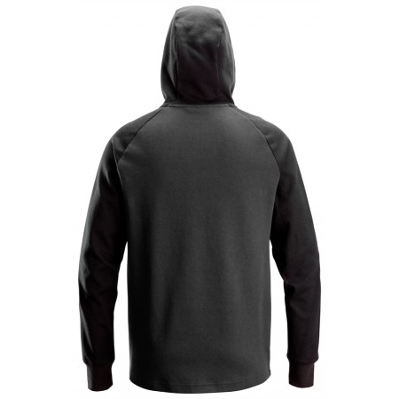 Sweat à capuche bicolore demi-zippé Snickers Workwear 2842