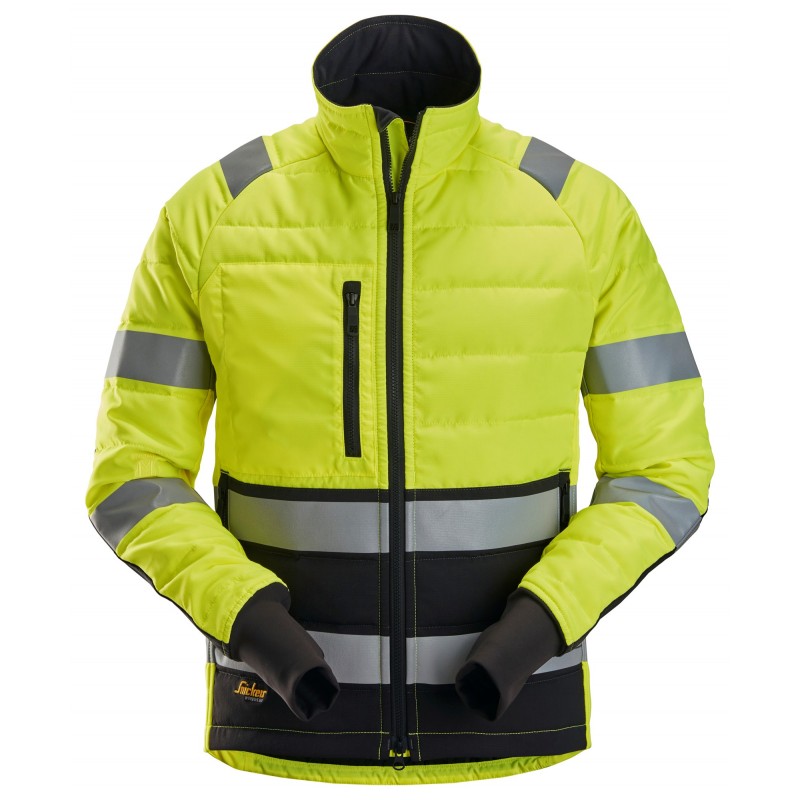 Veste haute visibilité rembourrée Snickers Workwear 8134 Classe 2